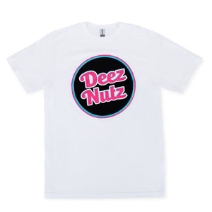 Deez Nutz White T Shirt